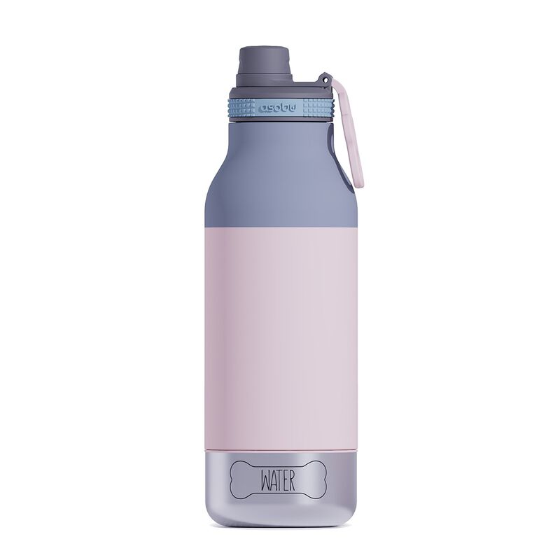 Asobu Buddy Dog Food And Water Bottle 1L Pastel Pink image number 0